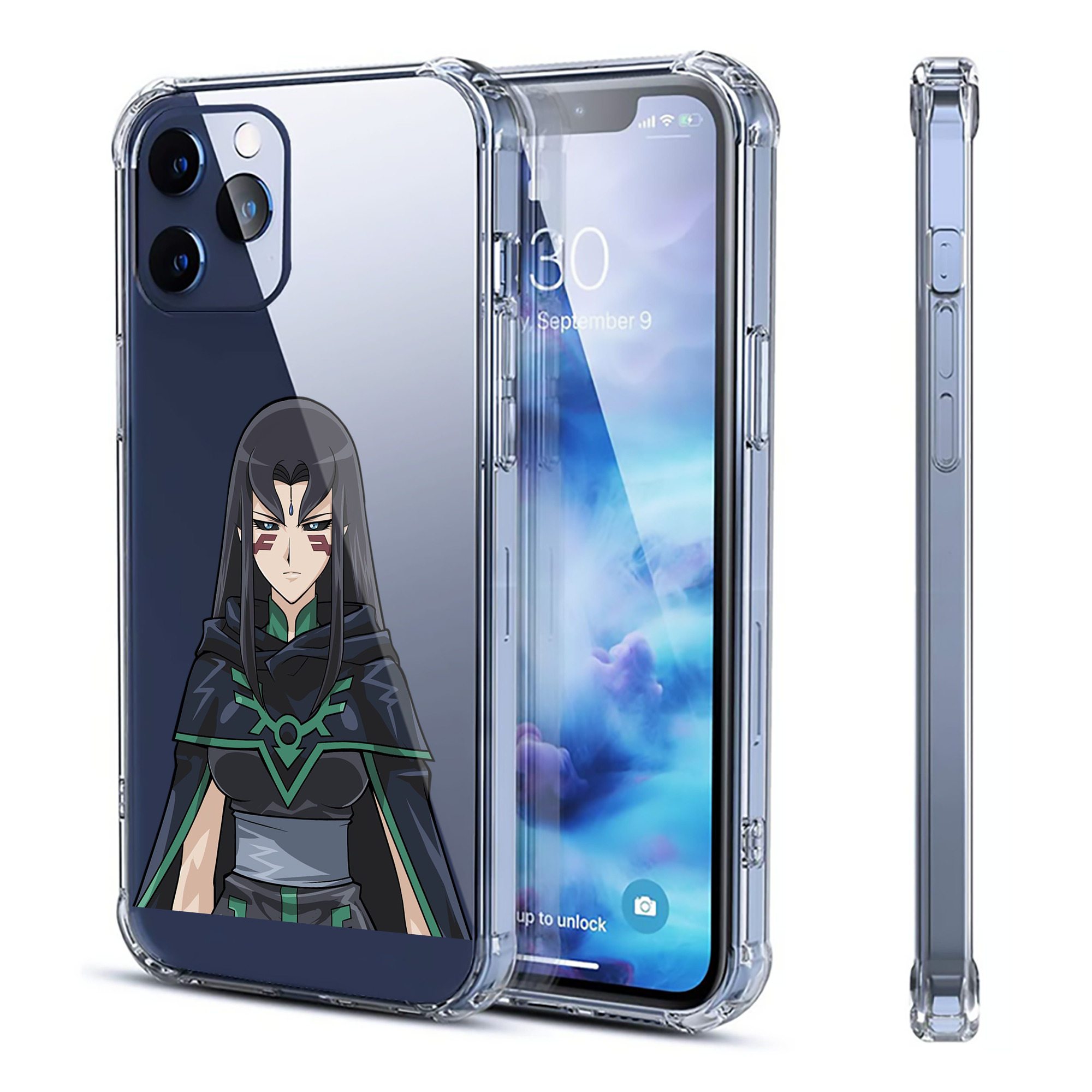 （画像用） 遊☆戯☆王 Yu-Gi-Oh! 【iPhone 12シリーズ対応】透明スマホケース（クリアソフトケース）